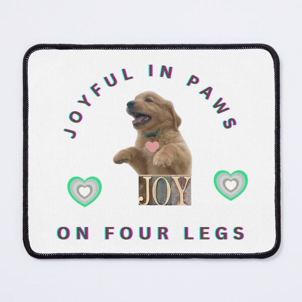 Item preview, Joyful in Paws. On four legs designed and sold by Retriever Dog Tribe.