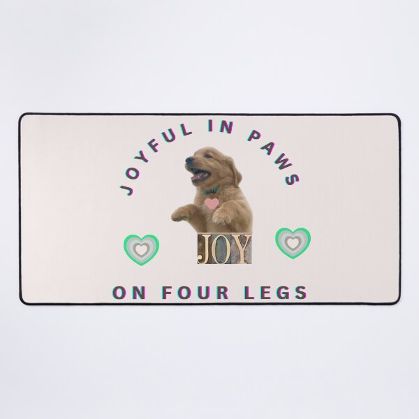 Item preview, Joyful in Paws. On four legs designed and sold by Retriever Dog Tribe.