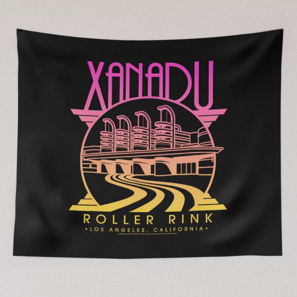 Item preview, Olivia Newton John Xanadu Roller Rink Pink Yellow designed and sold by FannieTreutel.