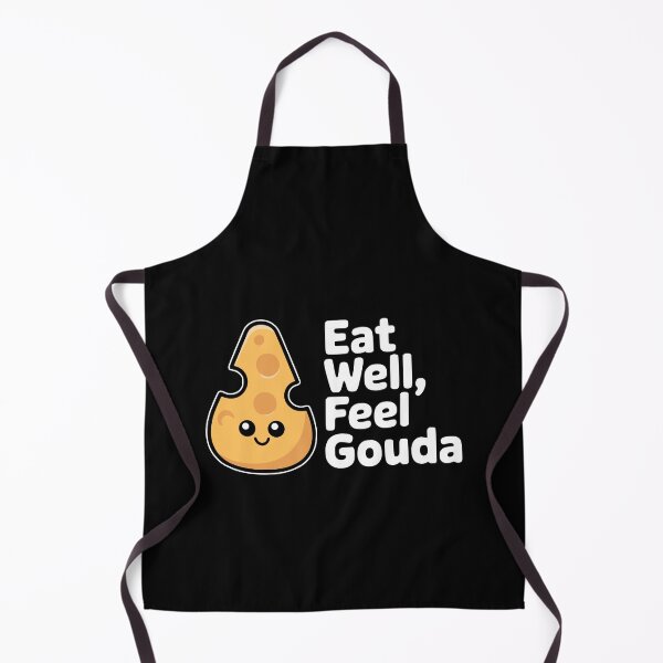 Item preview, Eat Well, Feel Gouda! Funny Cheese Pun designed and sold by PMCreative.