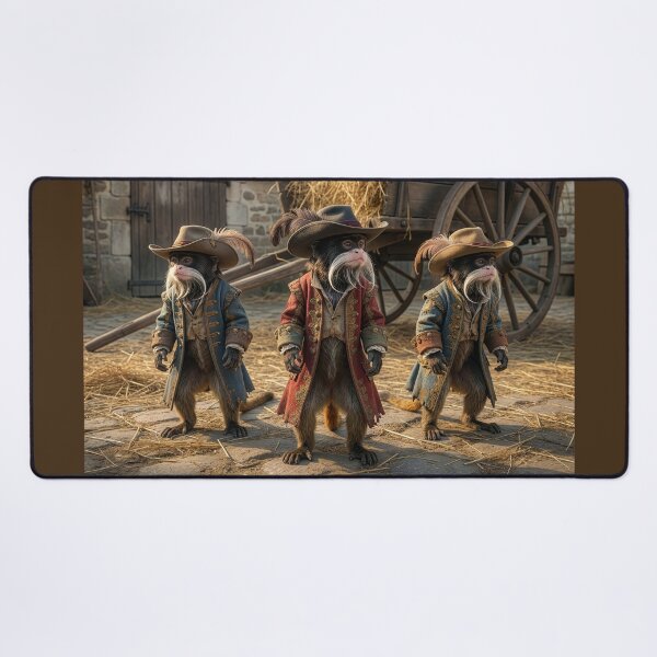 Item preview, Emperor Tamarin Monkeys Run Amok During French Revolution designed and sold by Tridentulus.