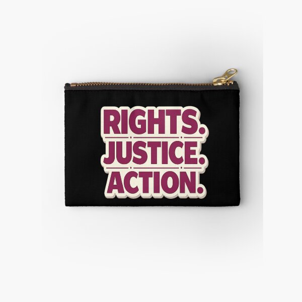 Item preview, Rights Justice Action – Bold Women’s Day Equality Statement designed and sold by PunchDrop.