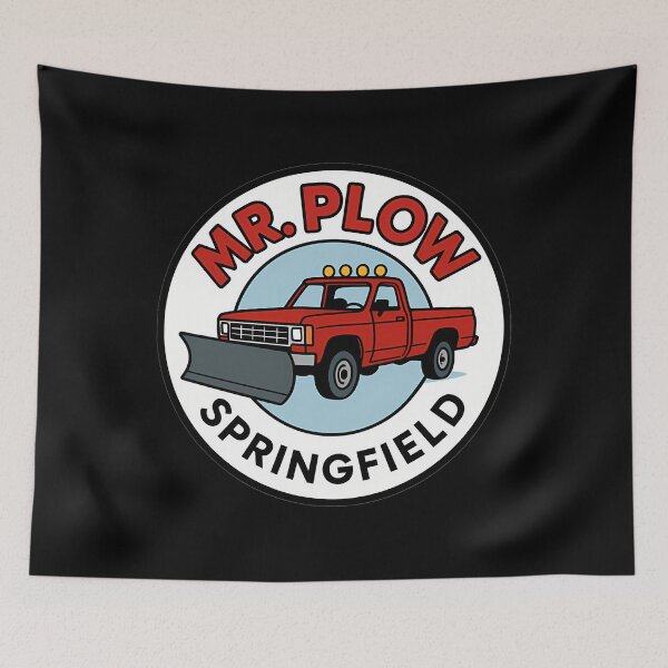 Item preview, Mr Plow Springfield Snow Services Logo designed and sold by FannieTreutel.
