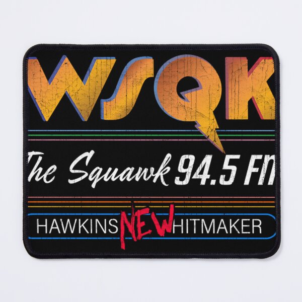 Item preview, Wsqk The Squawk Radio Shirt Hawkins Underground Re designed and sold by FannieTreutel.