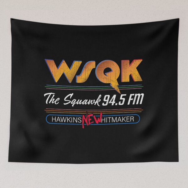 Item preview, Wsqk The Squawk Radio Shirt Hawkins Underground Re designed and sold by FannieTreutel.