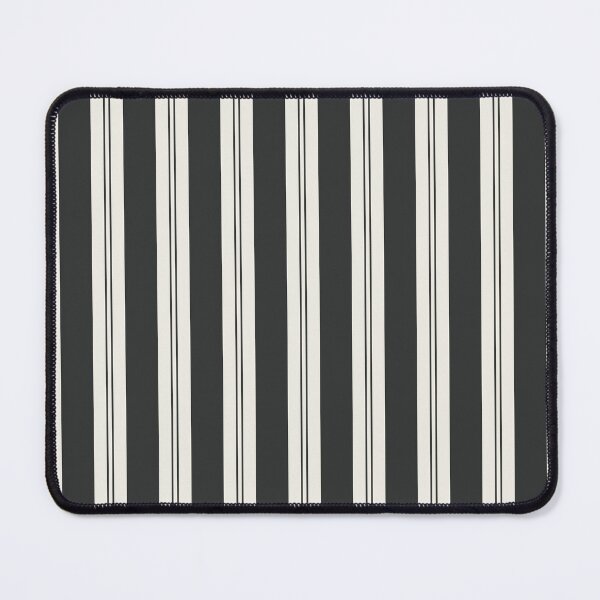 Item preview, Natural Stripe Studio Vertical Stripes Warm Neutral Charcoal Linen designed and sold by Kreativa1.
