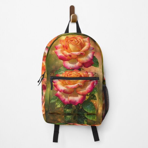 Item preview, Sunset Glow Bi-Color Dewy Roses designed and sold by Dreamy Armine Art.