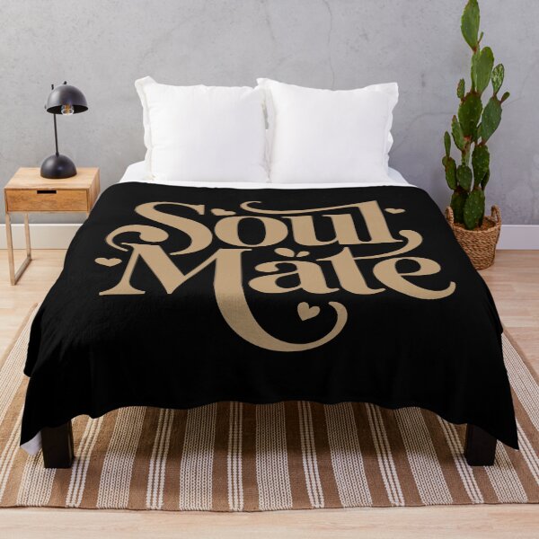 Item preview, Soul Mate – Romantic Typography Design with Hearts designed and sold by TipTop GFX.