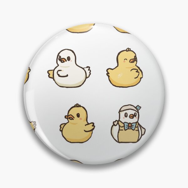 Item preview, Sweet Yellow Ducklings & White Duck Pattern Art designed and sold by Vision Crafted.