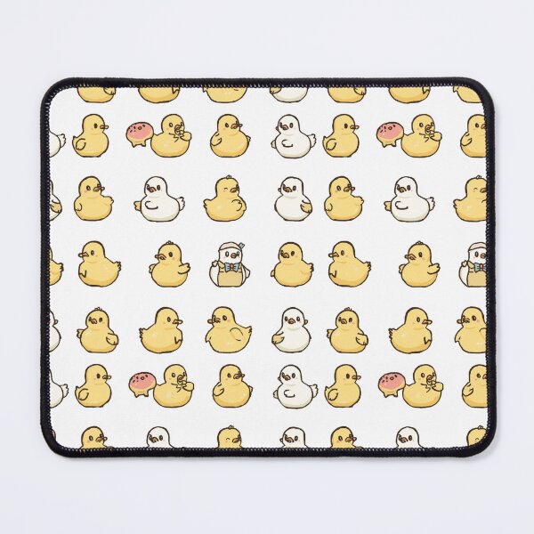 Item preview, Sweet Yellow Ducklings & White Duck Pattern Art designed and sold by Vision Crafted.