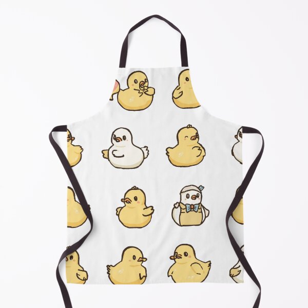 Item preview, Sweet Yellow Ducklings & White Duck Pattern Art designed and sold by Vision Crafted.