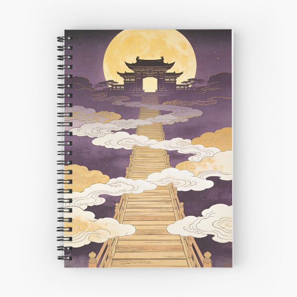 Item preview, Stairway to the Celestial Palace and Full Moon designed and sold by floatingedge.