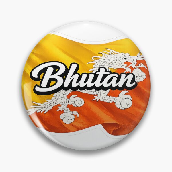 Item preview, Bhutan Waving Flag Design – Bhutan Pride Patriotic Dragon Flag Graphic designed and sold by GarnerSupplyCo.