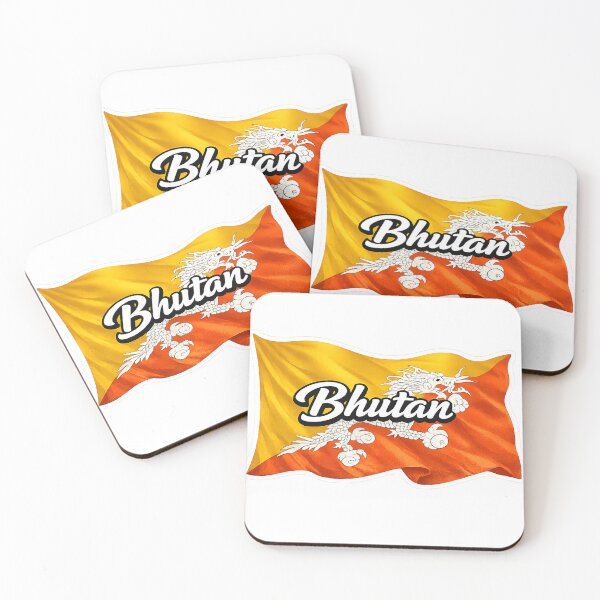 Item preview, Bhutan Waving Flag Design – Bhutan Pride Patriotic Dragon Flag Graphic designed and sold by GarnerSupplyCo.