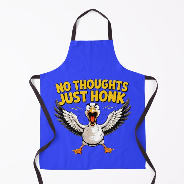 Item preview, No Thoughts Just Honk Funny Goose Meme designed and sold by Amanda's Factory.
