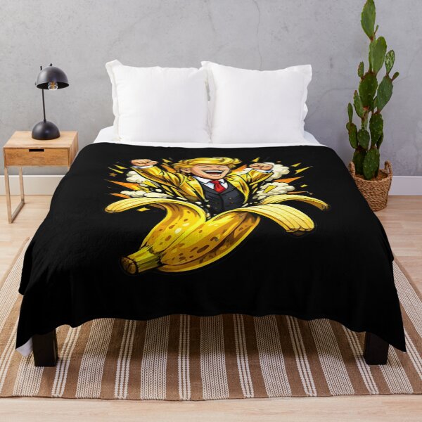 Item preview, Golden Banana Boss Funny Meme Political Style Cartoon Graphic designed and sold by ArcadiaSilence.