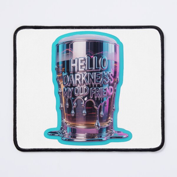 Item preview, Hello Darkness My Old Friend – Creamy Stout Ritual Sticker designed and sold by ARTCREATESHOP.