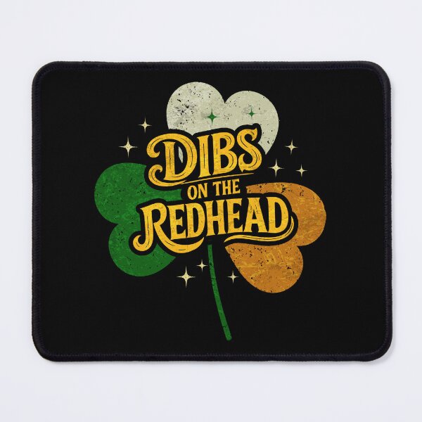Item preview, Funny Irish St Patricks Day Shamrock Dibs On The Redhead designed and sold by Patchina.