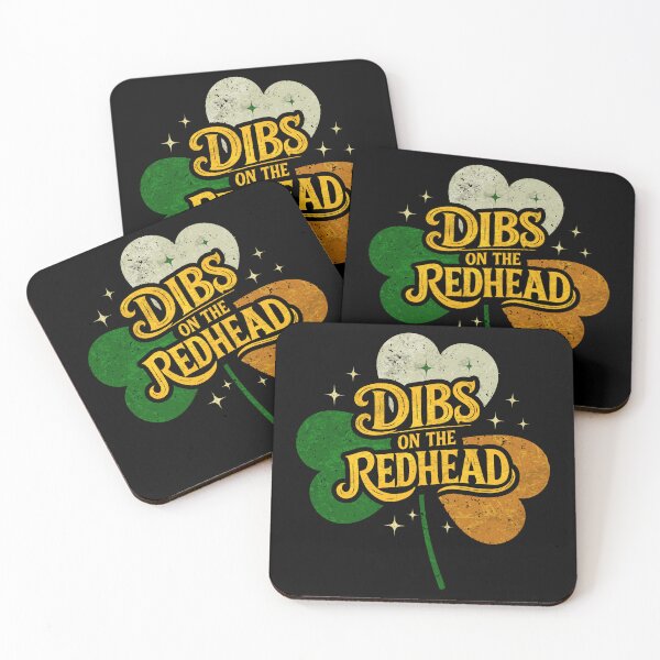 Item preview, Funny Irish St Patricks Day Shamrock Dibs On The Redhead designed and sold by Patchina.