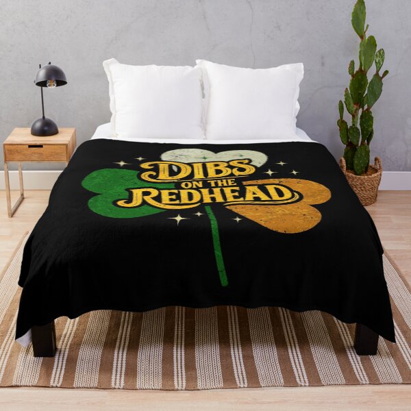 Item preview, Funny Irish St Patricks Day Shamrock Dibs On The Redhead designed and sold by Patchina.