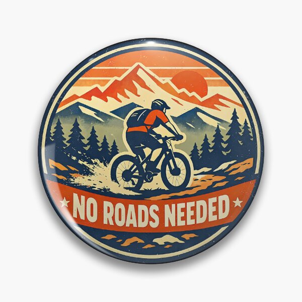 Item preview, Mountain Bike – No Roads Needed – Outdoor Adventure for Trail Riders designed and sold by Jakarprint.