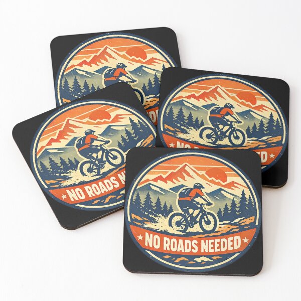 Item preview, Mountain Bike – No Roads Needed – Outdoor Adventure for Trail Riders designed and sold by Jakarprint.