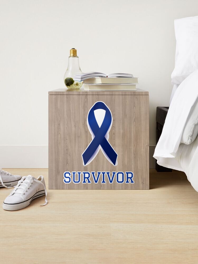 Personalized Colon Cancer Ribbon (Dark Blue) Pack of 10 - Celebrate Prints