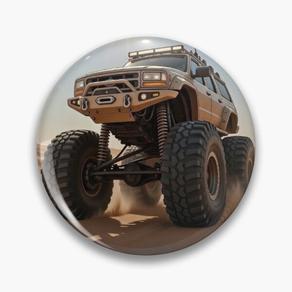 Item preview, Desert Monster Truck Off-Road Adventure designed and sold by barloly.