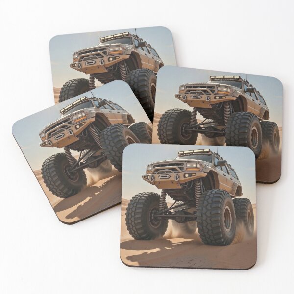 Item preview, Desert Monster Truck Off-Road Adventure designed and sold by barloly.
