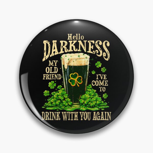 Item preview, Hello Darkness My Old Friend st patrick's day designed and sold by Patchina.