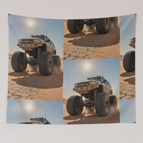 Item preview, Desert Monster Truck Off-Road Adventure designed and sold by barloly.
