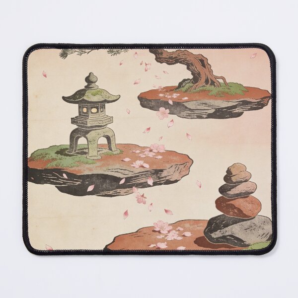 Item preview, Floating Zen garden with bonsai and stones designed and sold by floatingedge.