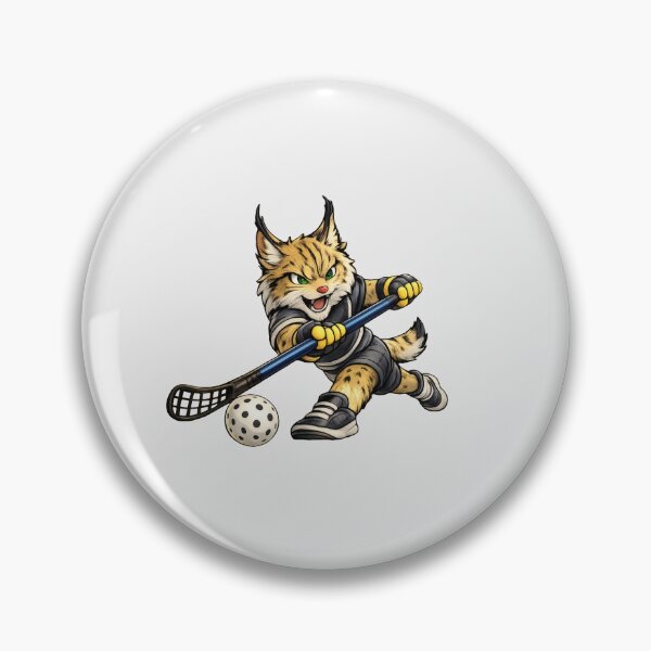 Item preview, Lynx Floorball Wrist Shot Illustration designed and sold by Ombrya.