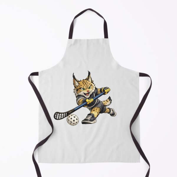 Item preview, Lynx Floorball Wrist Shot Illustration designed and sold by Ombrya.