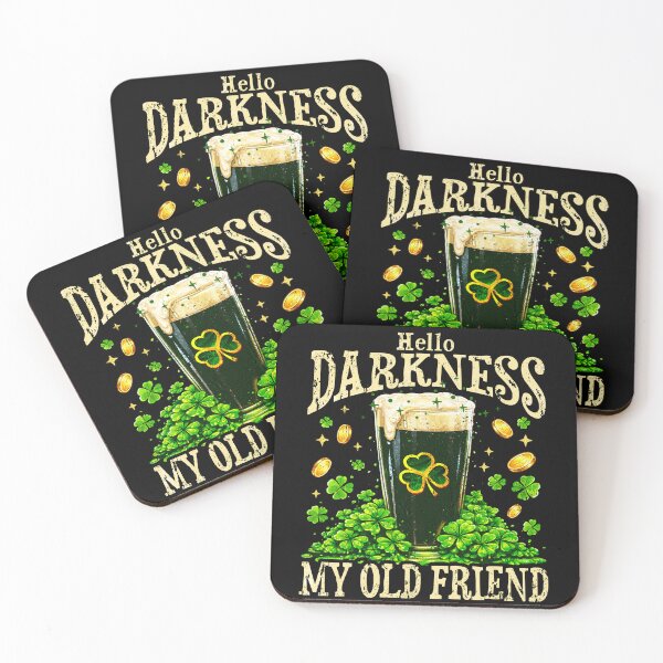 Item preview, Hello Darkness My Old Friend st patrick's day designed and sold by Patchina.