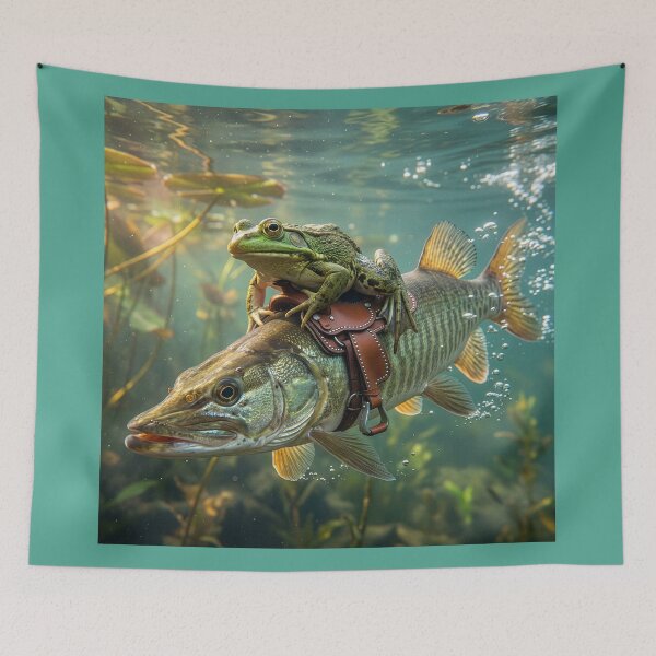 Item preview, Cowboy Frog in the Saddle designed and sold by Tridentulus.