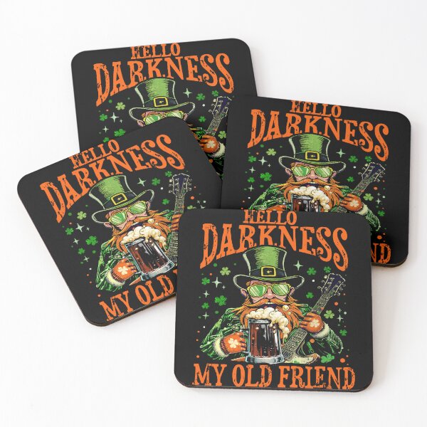 Item preview, Hello Darkness My Old Friend st patrick's day designed and sold by Patchina.