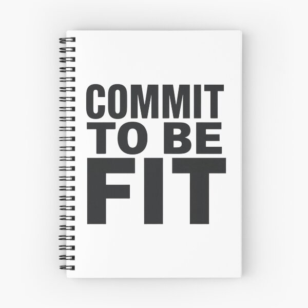 Item preview, Comprométete a estar en forma: Frase motivadora y audaz sobre fitness designed and sold by Katzpy.