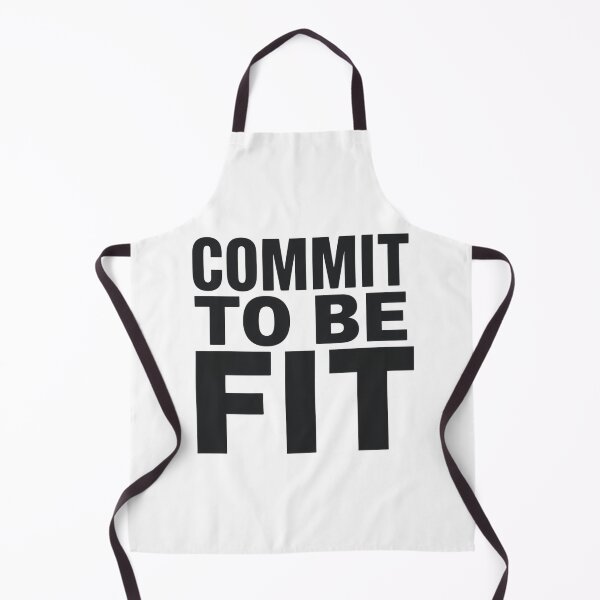 Item preview, Commit To Be Fit Bold Motivational Fitness Quote designed and sold by Katzpy.