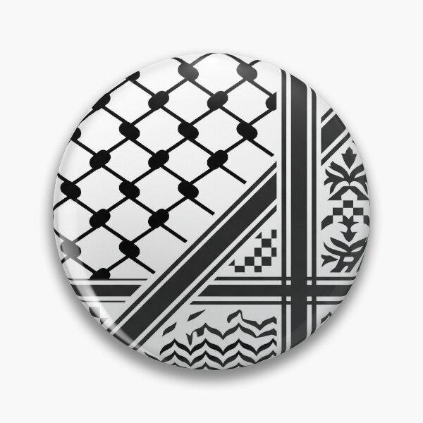 Item preview, Black Traditional Keffiyeh Pattern designed and sold by AbstractAcid.