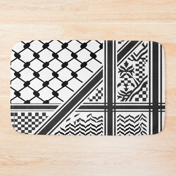 Item preview, Black Traditional Keffiyeh Pattern designed and sold by AbstractAcid.