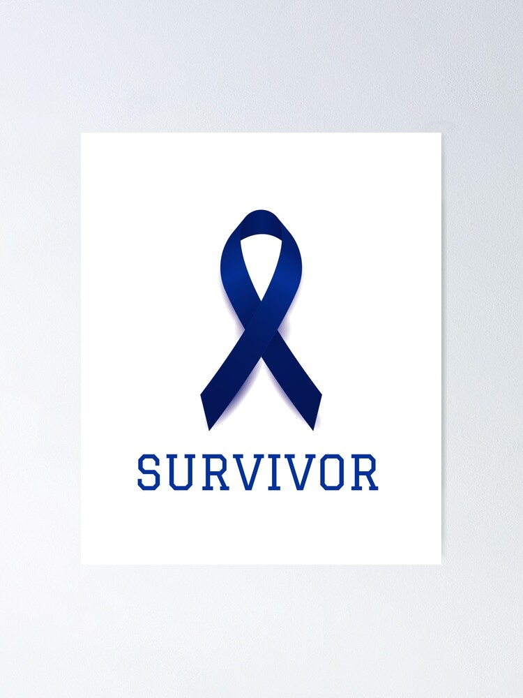 Dark Blue Ribbon For Colon Cancer Awareness Survivor Design Help Vector,  Survivor, Design, Help PNG and Vector with Transparent Background for Free  Download
