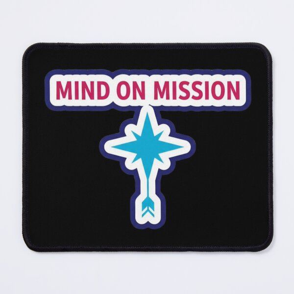 Item preview, Mind On Mission Motivation Design | Focus & Goal Driven Mindset Quote designed and sold by SV-Creation.