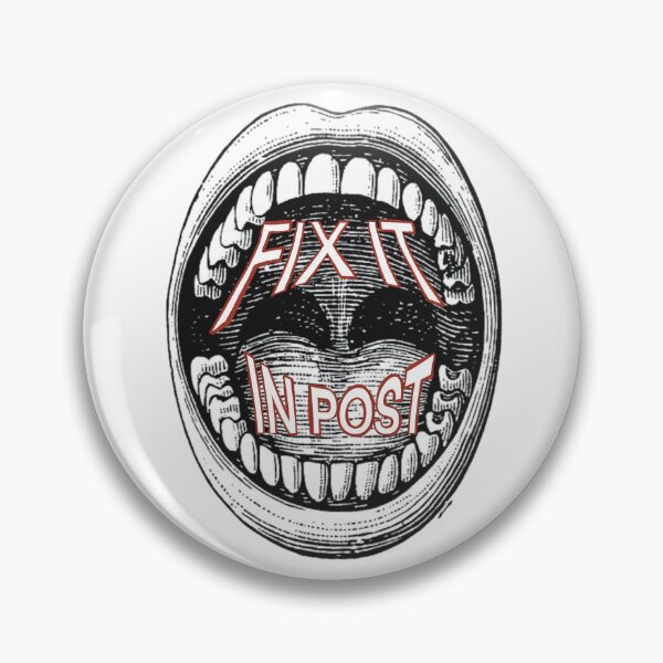 Item preview, Fix It in Post – Filmmaking Sticker, Video Editing Humor, Creative Studio Quote designed and sold by StickemandPeel.