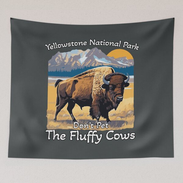 Item preview, Yellowstone National Park Retro Geyser Wildlife, Wyoming US designed and sold by Ismeal Von.