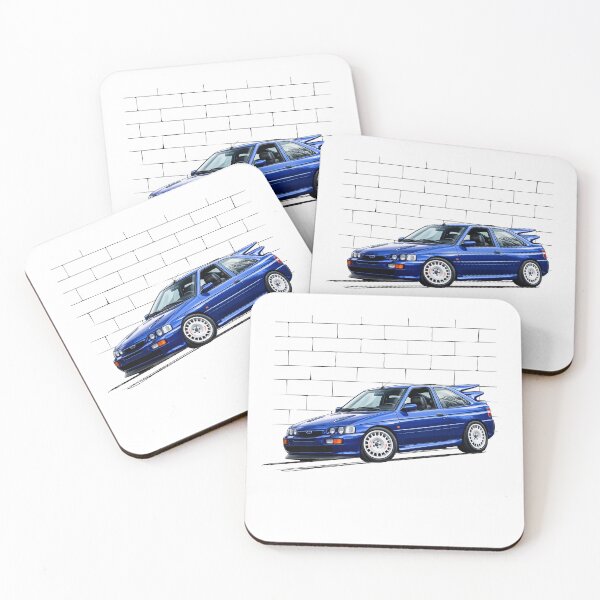 Item preview, 90s rally icon | blue rs cosworth style designed and sold by TeeFuel.