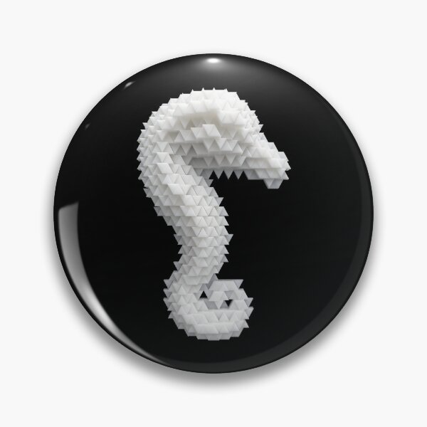 Item preview, Abstract seahorse made of prisms designed and sold by lathspell.