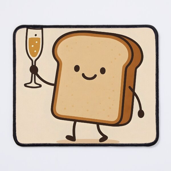 Item preview, A Toast to Your Birthday – Cheers Pun Illustration designed and sold by EmeraldeaArt.