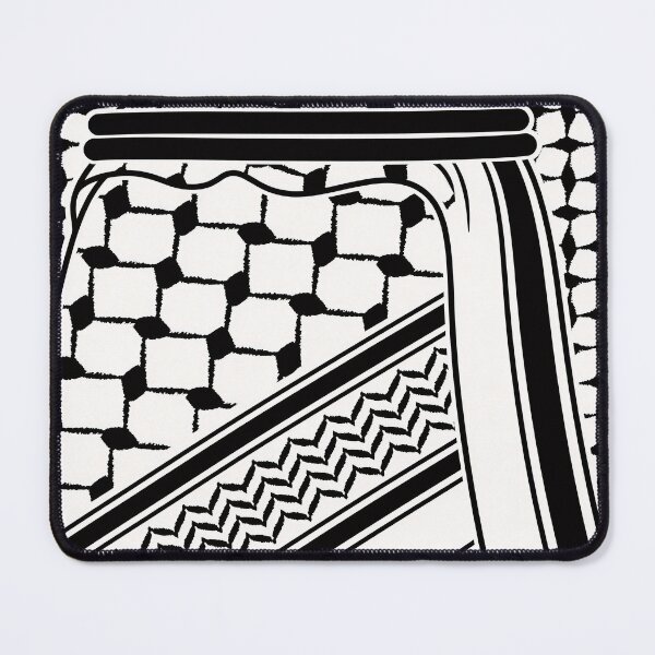 Item preview, Black Traditional Keffiyeh Pattern designed and sold by AbstractAcid.