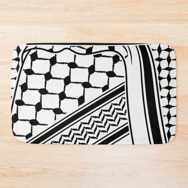 Item preview, Black Traditional Keffiyeh Pattern designed and sold by AbstractAcid.